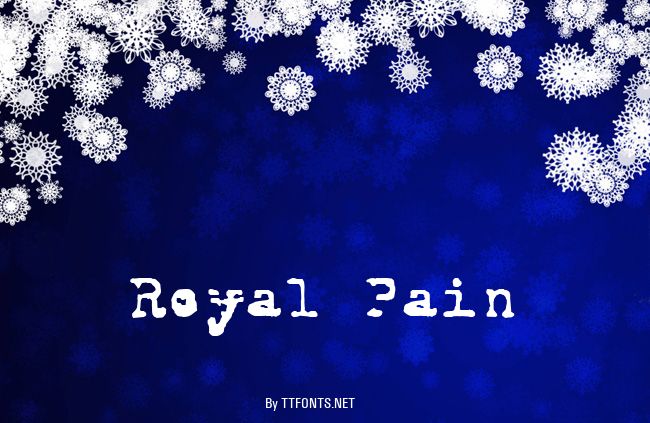 Royal Pain example